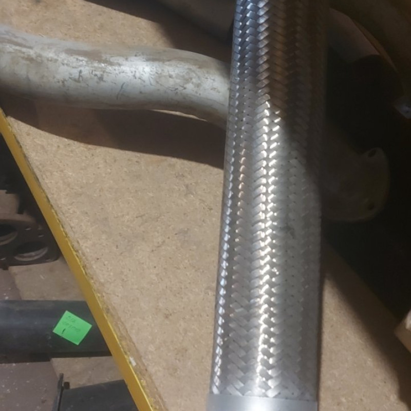 256-1203096, компенсатор труби глушника (трикутні фланці )  а/м КРАЗ