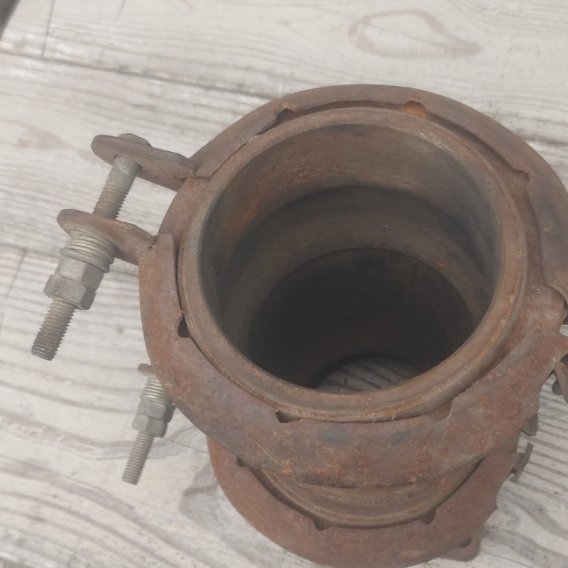 6437-1203096, компенсатор труби глушника (квадрат) а/м КРАЗ, один фланець